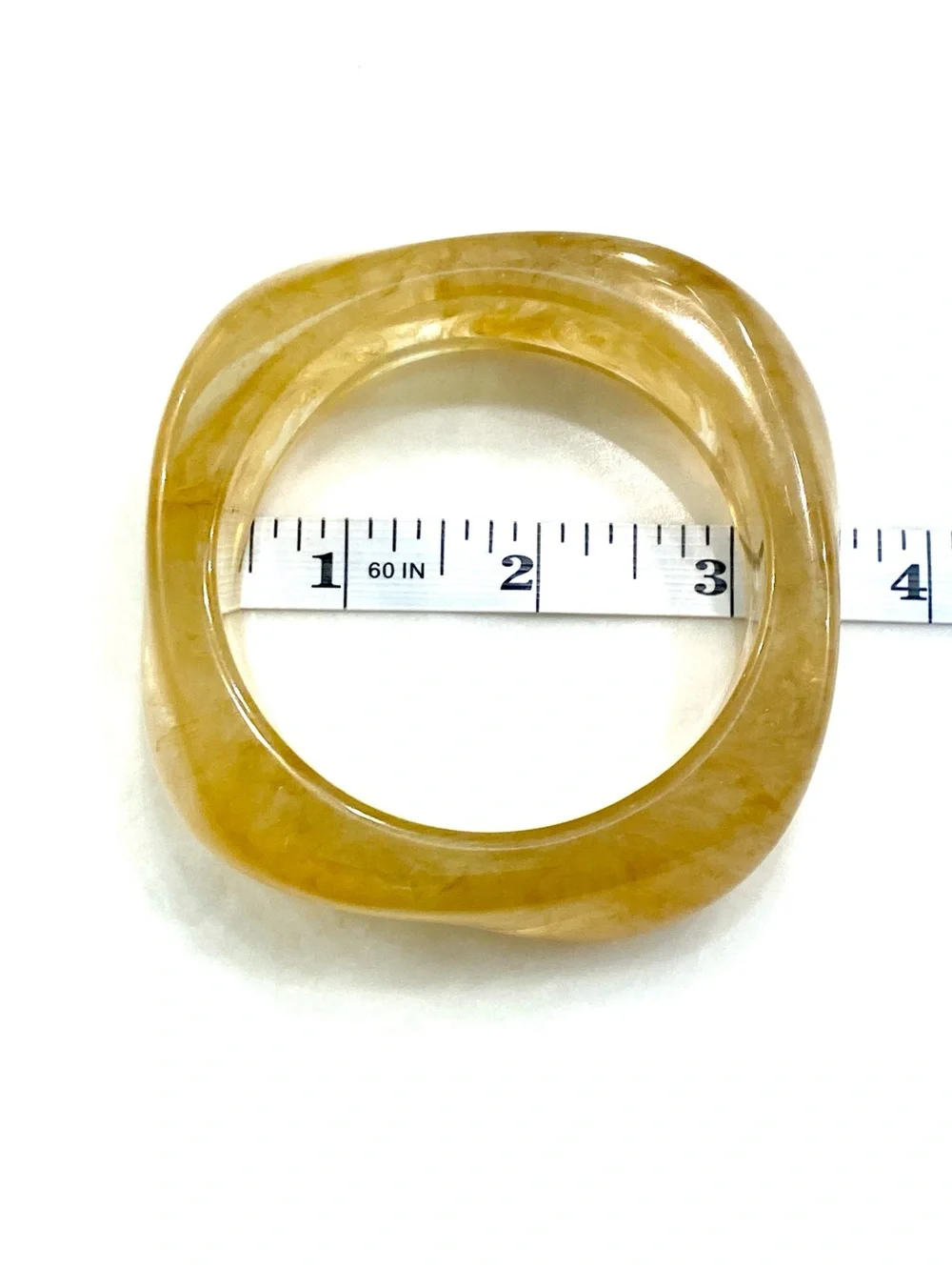 Golden Amber Women's Bangle Bracelet